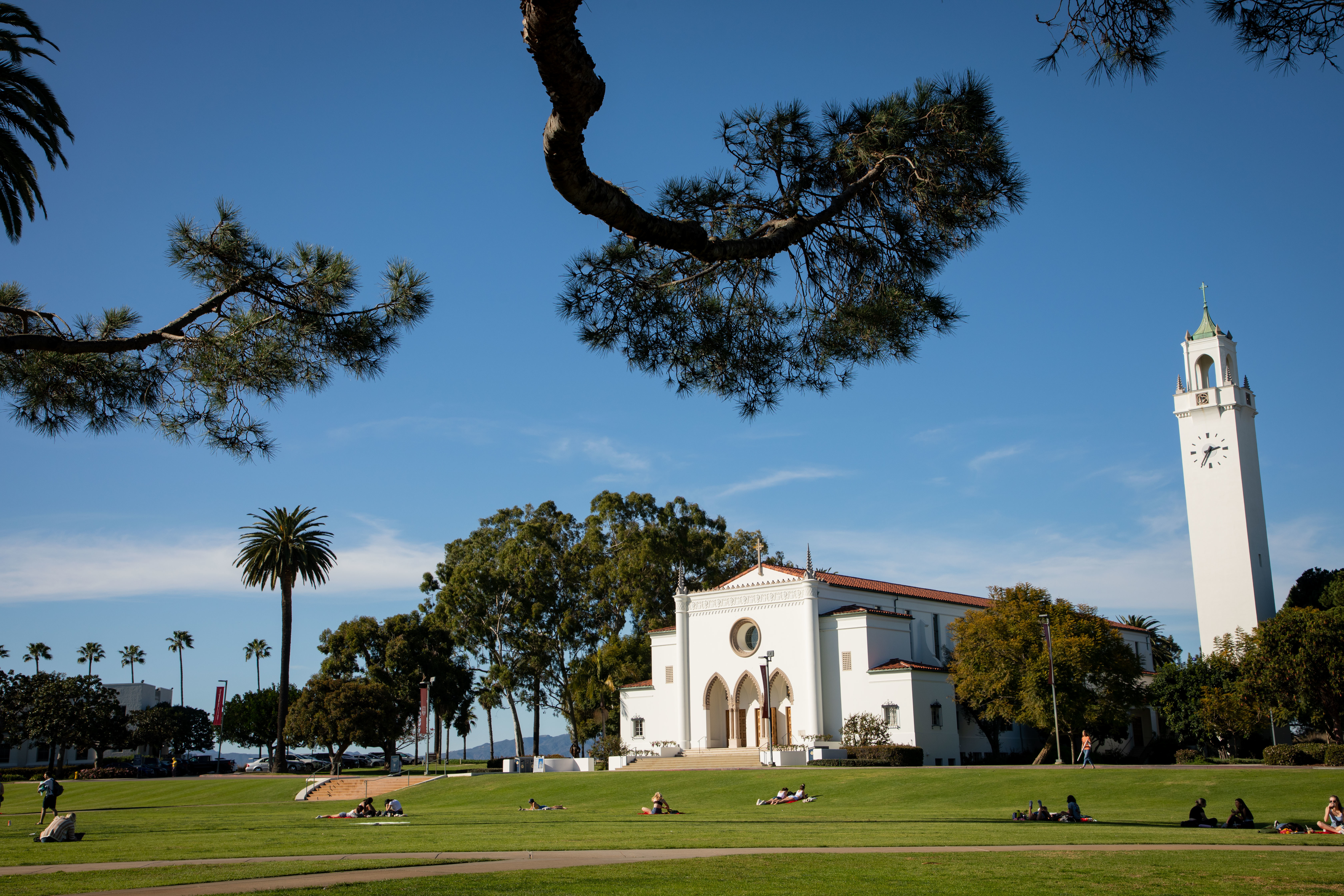 LMU chapel and lawn