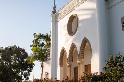 a chapel facade
